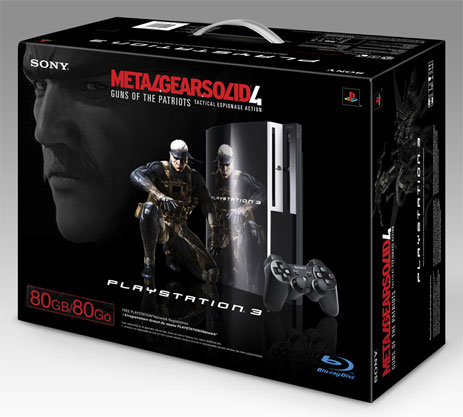 Metal Gear Solid 4 PS3 Bundle Box