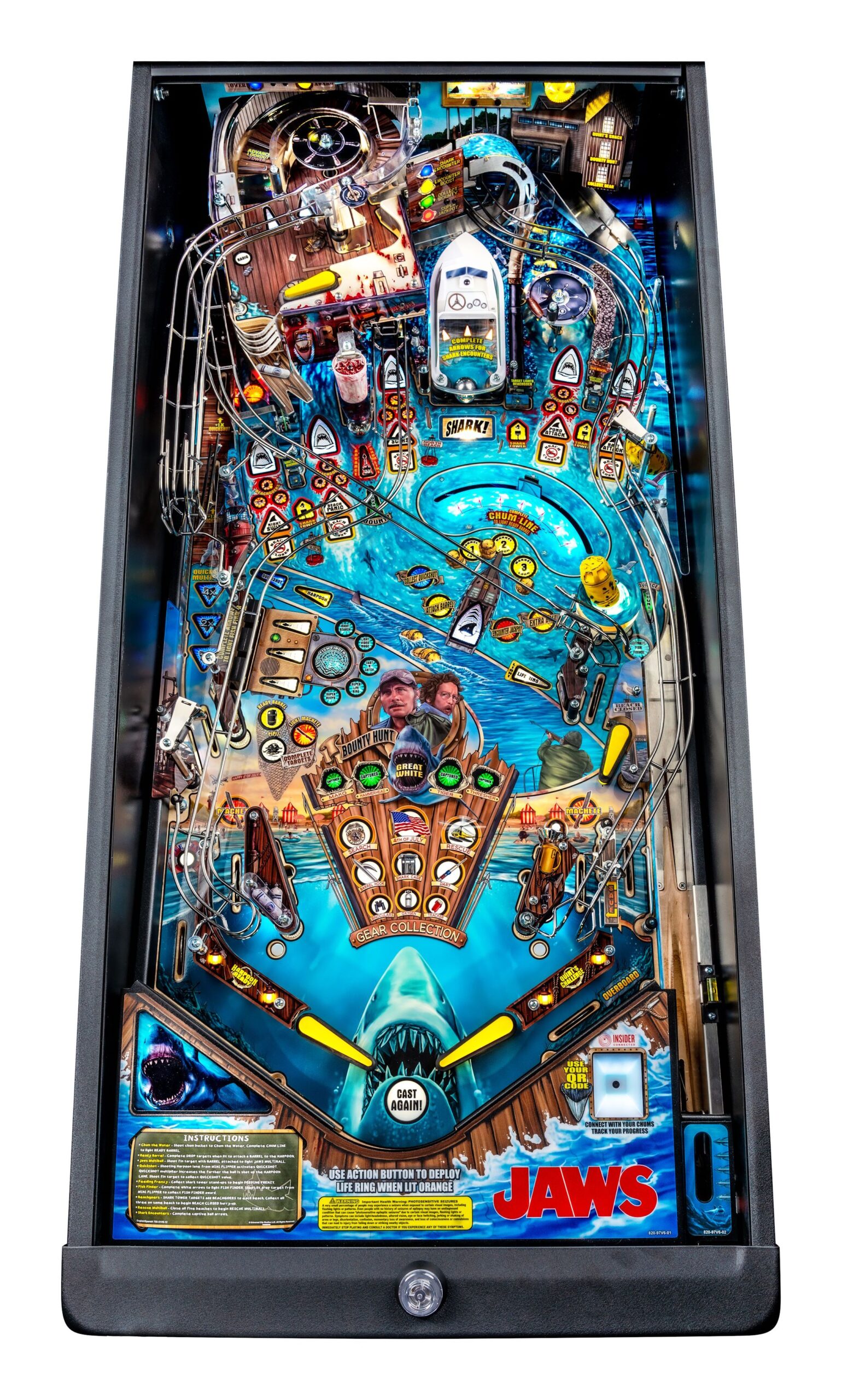 Jaws Receives Official Pinball Game Nearly Fifty Years After Its Release