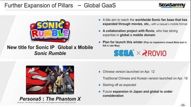 Sega Considers a Global Release for Persona 5 Mobile Spin-off, The Phantom X, Not Quite Finished Yet